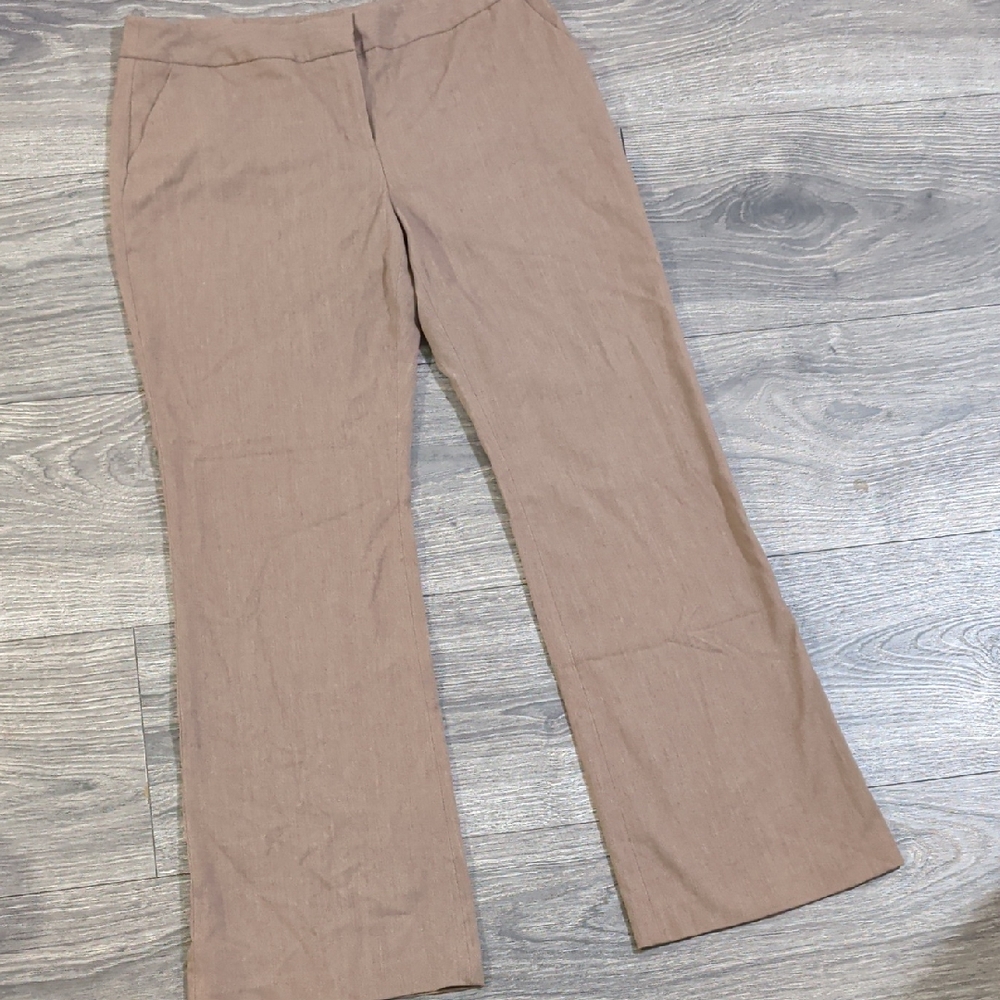 Laundry By Shelli Segal Tan Straight Leg Pants